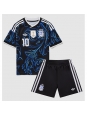 Otroške Nogometnih dresov Argentina Lionel Messi #10 Gostujoči SP 2026 Kratki rokavi (+ hlače)